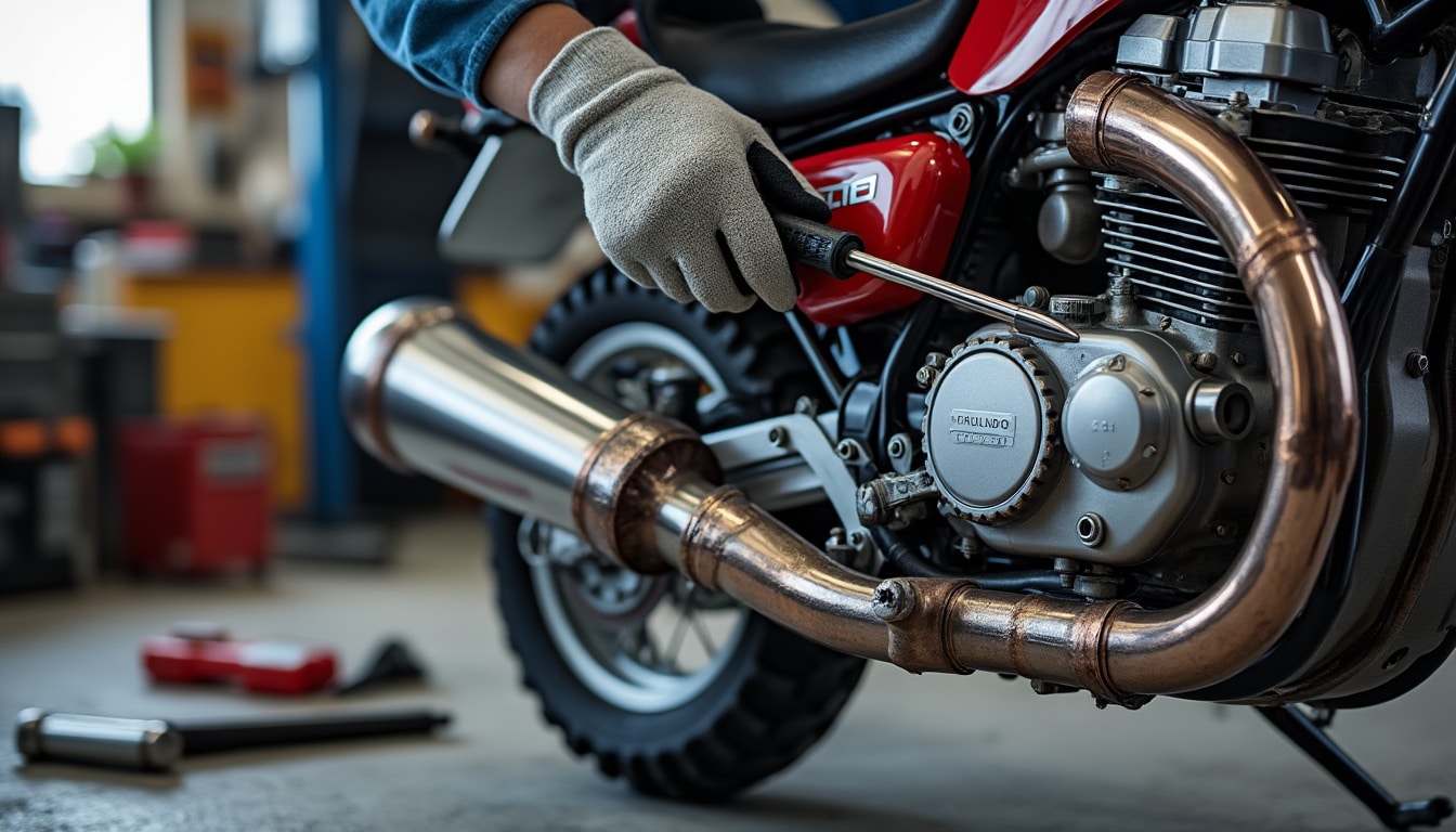 découvrez comment régler la carburation d’un moteur deux-temps après le changement d’échappement : gicleurs, richesse et vérifications essentielles.